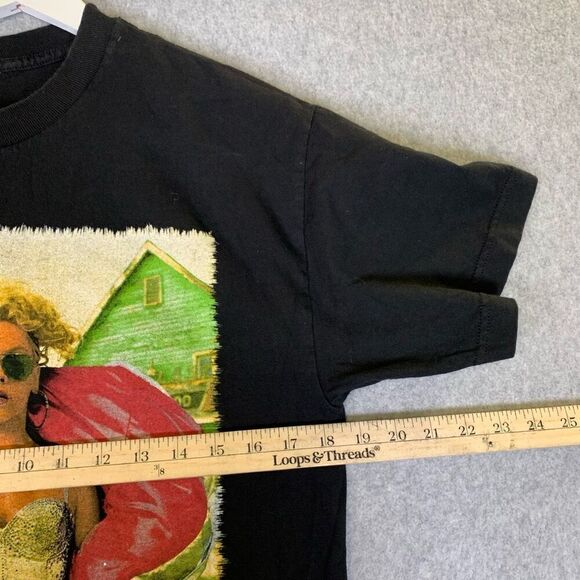 Pink Mens Size Small Trauma Tour Graphic Tee T Shirt Black Short Sleeves - Picture 2 of 7